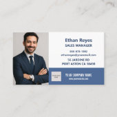 Minimalist Business Card QR Code Social Medias 名刺 (正面)