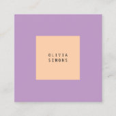 Minimalist Business Cards スクエア名刺 (正面)