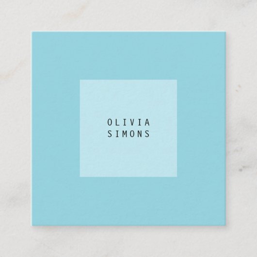 Minimalist Business Cards スクエア名刺 (正面)