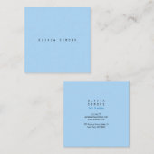 Minimalist Business Cards スクエア名刺 (正面/裏面)