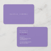 Minimalist Business Cards 名刺 (正面/裏面)