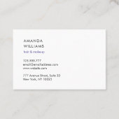 Minimalist Business Cards 名刺 (裏面)