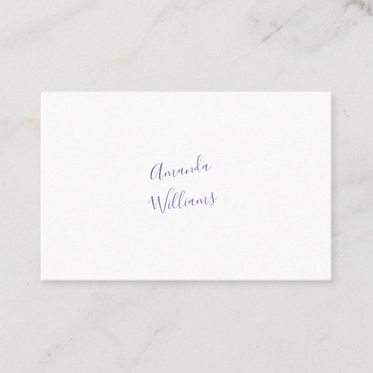 Minimalist Business Cards 名刺 (正面)