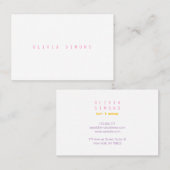 Minimalist Business Cards 名刺 (正面/裏面)