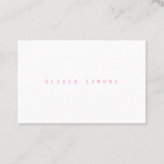 Minimalist Business Cards 名刺