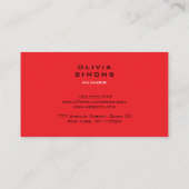 Minimalist Business Cards 名刺 (裏面)
