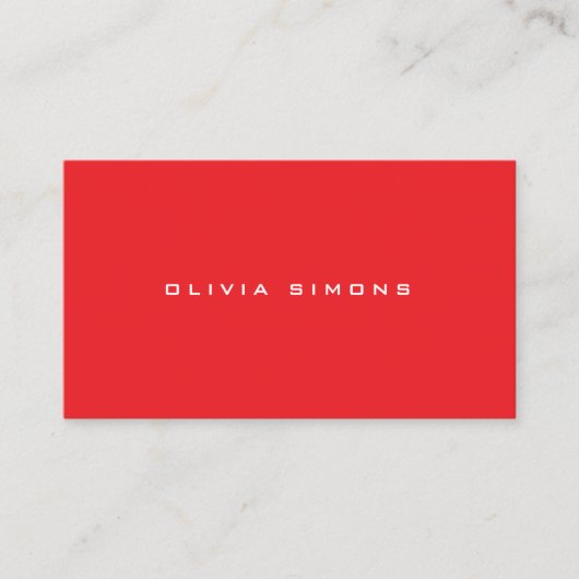 Minimalist Business Cards 名刺 (正面)