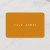Minimalist Business Cards 名刺 (正面)