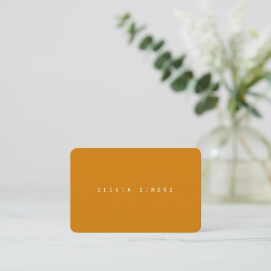 Minimalist Business Cards 名刺 (スタンド正面)