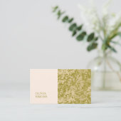 Minimalist Business Cards in boho floral style. 名刺 (スタンド正面)
