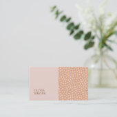 Minimalist Business Cards in boho style. 名刺 (スタンド正面)