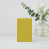 Minimalist Business Cards in trendy Color 名刺 (スタンド正面)