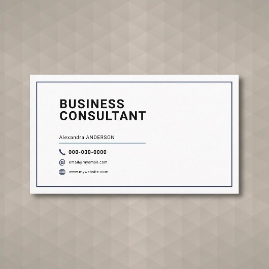 Minimalist Business Consultant 名刺