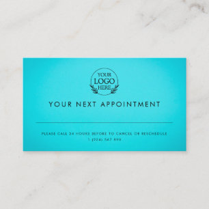 Minimalist Business Design with Custom Logo – Pro 予約カード