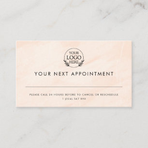 Minimalist Business Design with Custom Logo – Pro 予約カード