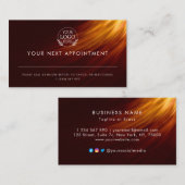 Minimalist Business Design with Custom Logo – Pro 予約カード (正面/裏面)