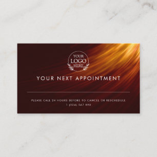 Minimalist Business Design with Custom Logo – Pro 予約カード