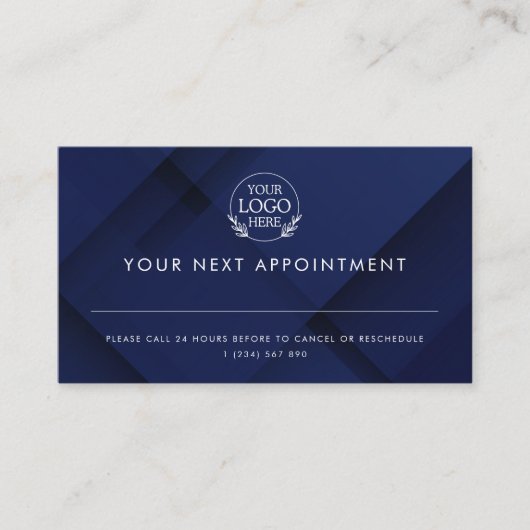 Minimalist Business Design with Custom Logo – Pro 予約カード (正面)