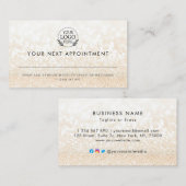 Minimalist Business Design with Custom Logo – Pro 予約カード (正面/裏面)