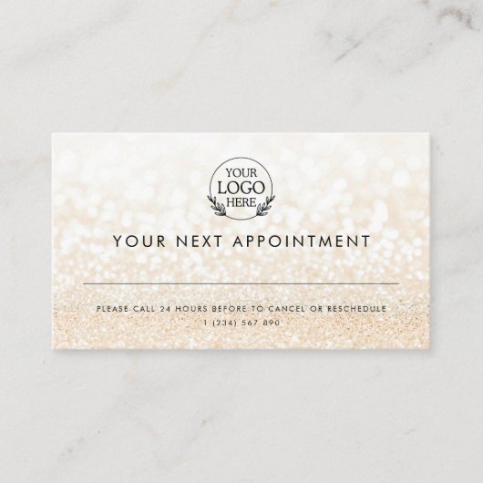 Minimalist Business Design with Custom Logo – Pro 予約カード (正面)