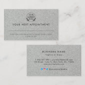 Minimalist Business Design with Custom Logo – Pro 予約カード (正面/裏面)