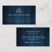 Minimalist Business Design with Custom Logo – Pro 予約カード (正面/裏面)