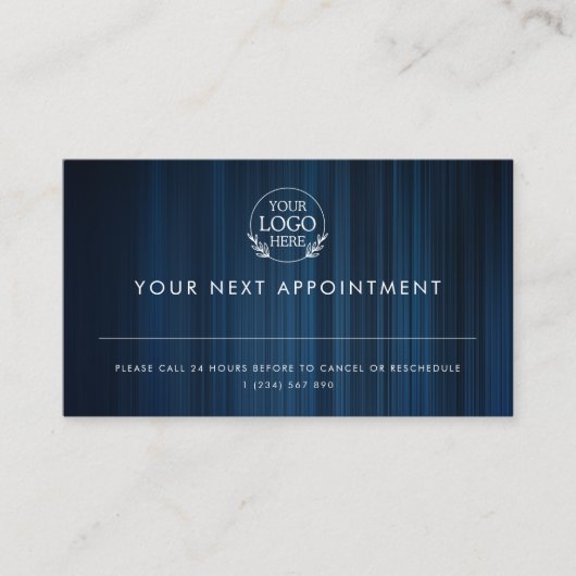 Minimalist Business Design with Custom Logo – Pro 予約カード (正面)