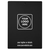 Minimalist Business Logo Corporate clipboard クリップボード (裏面)