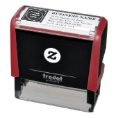 Minimalist Business Logo Custom Return Address  セルフインキングスタンプ (商品)