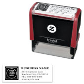 Minimalist Business Logo Custom Return Address  セルフインキングスタンプ (インサイチュ)
