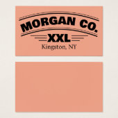 Minimalist Business Logo Label Clothing (正面&裏面)