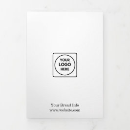 Minimalist Business Logo | Simple Trifold Design 三つ折りカード