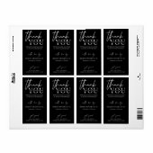 Minimalist Business Thank You Box Seal Packaging L ラベル (フルシート)