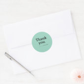 Minimalist Business Thank You Sticker ラウンドシール (封筒)