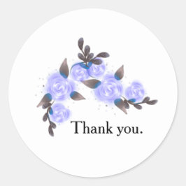 Minimalist Business Thank You Sticker ラウンドシール