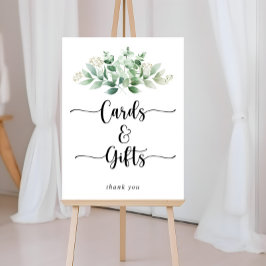 Minimalist Calligraphy Eucalyptus Cards and Gifts  ポスター