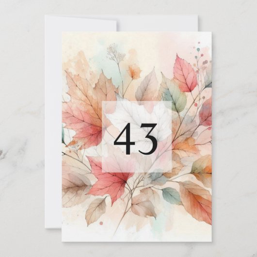 Minimalist calligraphy text birthday party  招待状 (正面)