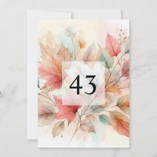 Minimalist calligraphy text birthday party  招待状