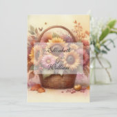 Minimalist calligraphy text  invitation 招待状 (スタンド正面)