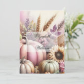 Minimalist calligraphy text  invitation 招待状 (スタンド正面)