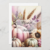 Minimalist calligraphy text  invitation 招待状 (正面/裏面)