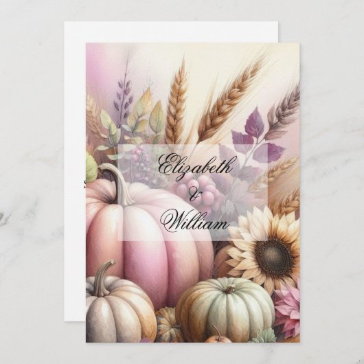 Minimalist calligraphy text  invitation 招待状 (正面/裏面)