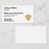 Minimalist Calling Card for Any Business 名刺 (正面/裏面)