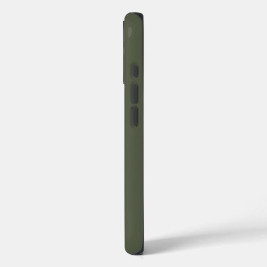 Minimalist Camo Green Monogram Name Case-Mate Case-Mate iPhoneケース (裏面 / 左)