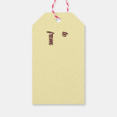 Minimalist Candles ギフトタグ (裏面)