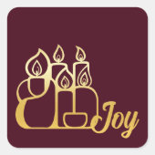 Minimalist Candles スクエアシール (正面)