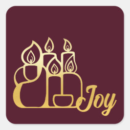 Minimalist Candles スクエアシール