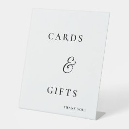 Minimalist Cards & Gifts ウェディングサイン|机上用 台座サイン