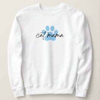 Minimalist Cat Mama Mood Aesthetic Crewneck Sweats スウェットシャツ