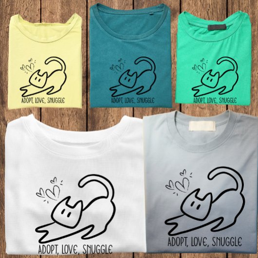 Minimalist Cat Parent Tシャツ